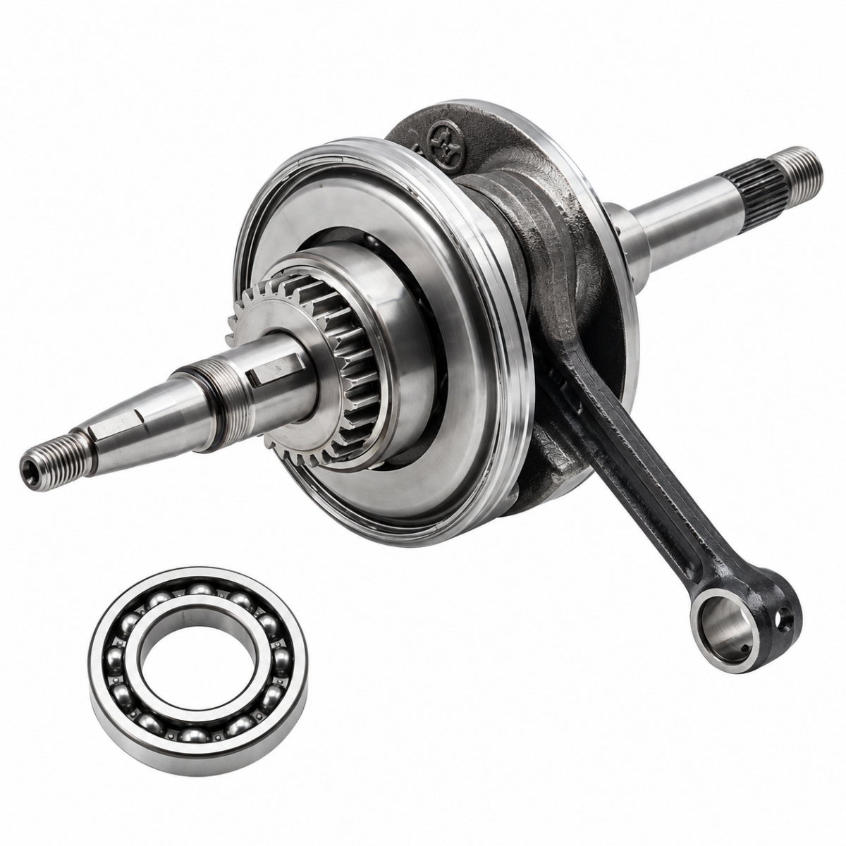 Krank Komple (çift Bilyalı) Mondial Lavinia 125 - Kuba Zenzero 125 / Motogusto Santa 125 - Special Alfa