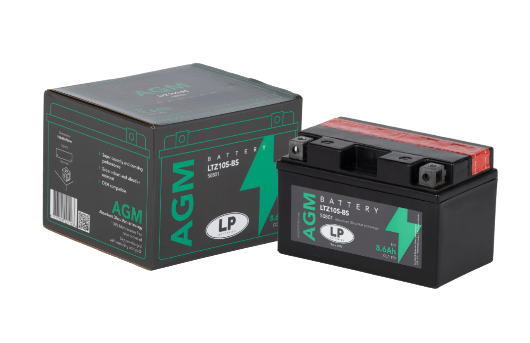 Lp Landport Agm Akü (ltz10s-bs) / 8,6a / Kg: 3,11 / L:150 / W:88 / H:93 / Cca:190