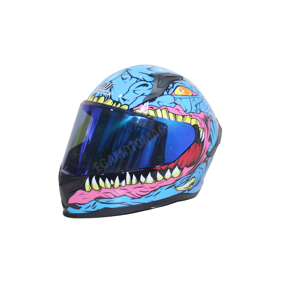 M-910 Kraken Full Face Kask – Fiber Kabuk, Güneş Vizörlü, Dot-ce