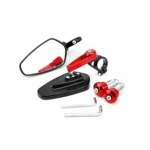 Modifiye Universal Gidon Ayna Takım Kırmızı Üçgen (red)