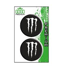 Monster Koruma Takozu 4x4 (2'li) Damla Sticker Seti