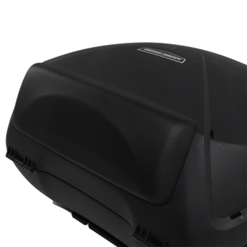 Motosiklet Arka Çanta Siyah Sırt Dayamalı (34 Litre) Premium