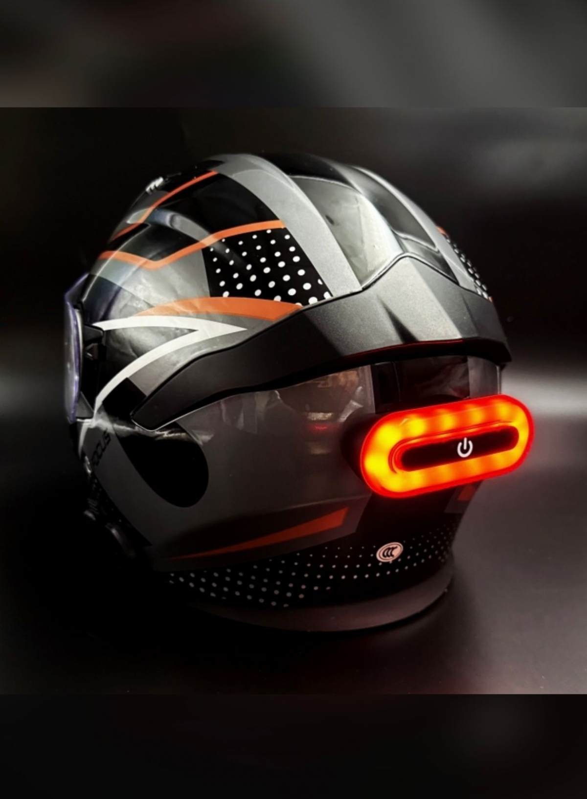Motosiklet Kask Fren Lamba Işığı (çakarlı) Modlu