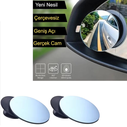 Motosiklet Kör Nokta Aynası Seti 2'li Oynayabilir Gövde Universal