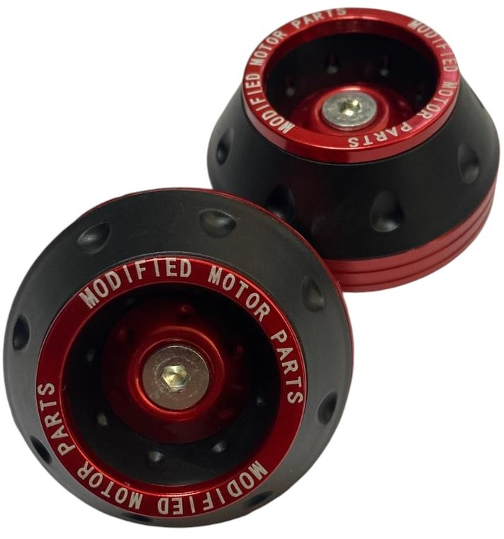 Universal Motosiklet Ön (aks) Teker Koruma Takozu Seti Renkli Red (kırmızı) 2'li Universal Motosiklet Ön (aks) Teker Koruma Takozu Seti Renkli Red (kırmızı) 2'li