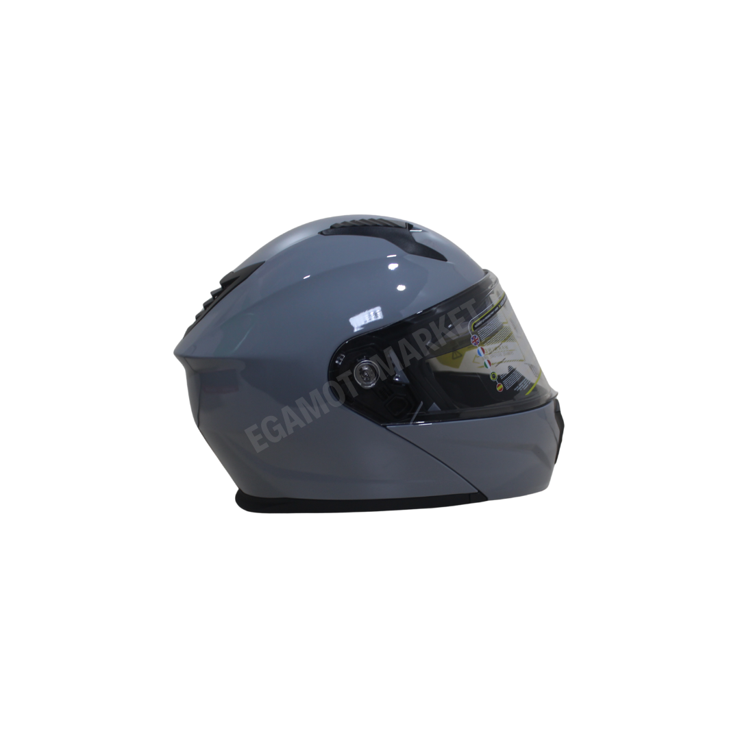 Mts Helmet M-66 Grey Çene Açılır Kask – Gri, Güneş Vizörlü, Ce