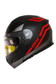 Mt Helmet M-966 Wx20 Red Çene Açılır Kask – Güneş Vizörlü, Ce