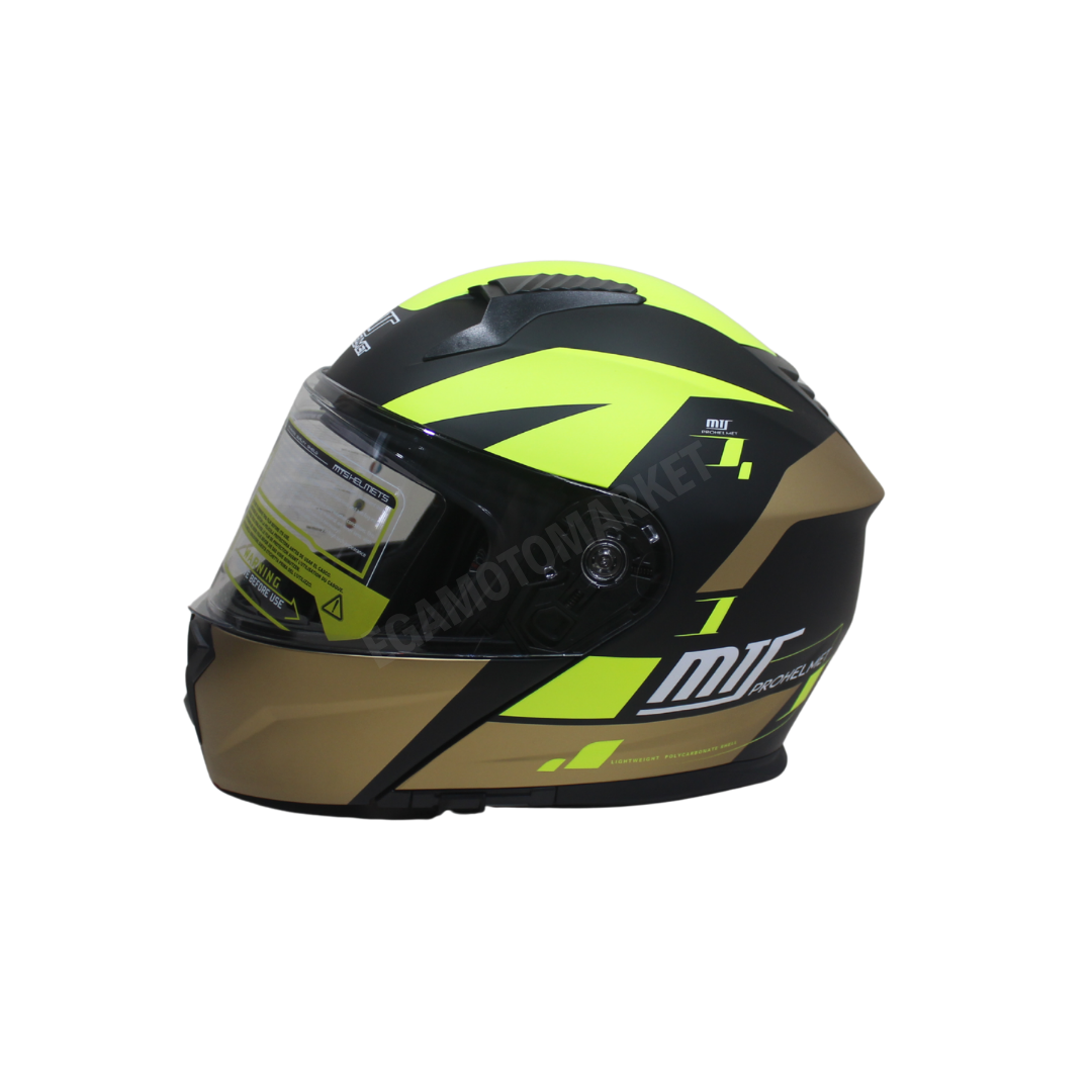 Mt Helmet M-966 Wx92 Çene Açılır Kask – Güneş Vizörlü, Ce, Abs