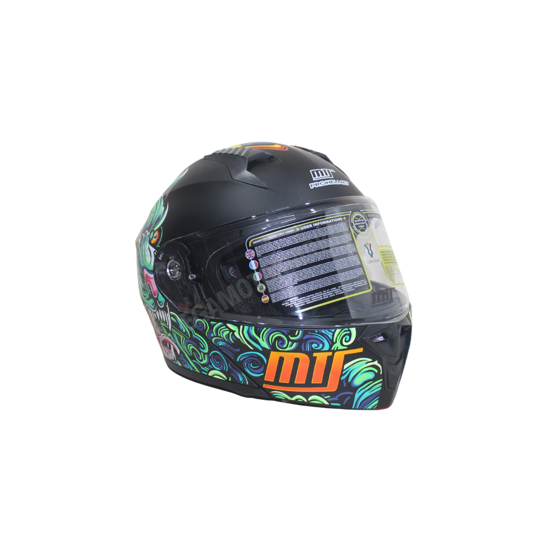 Mts Helmets Drago M-966 Çene Açılır Kask – Güneş Vizörlü, Ce