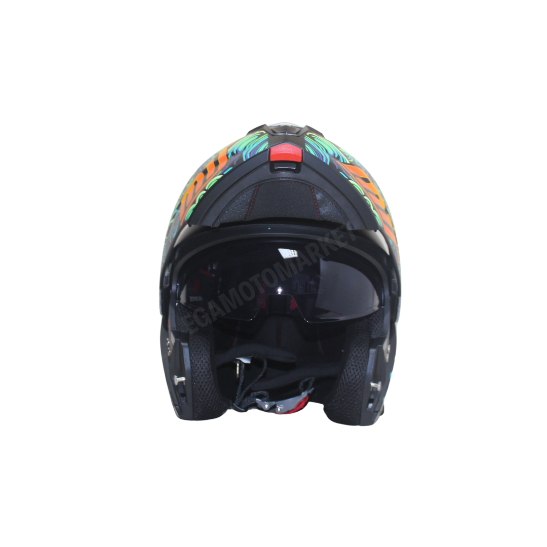 Mts Helmets Drago M-966 Çene Açılır Kask – Güneş Vizörlü, Ce