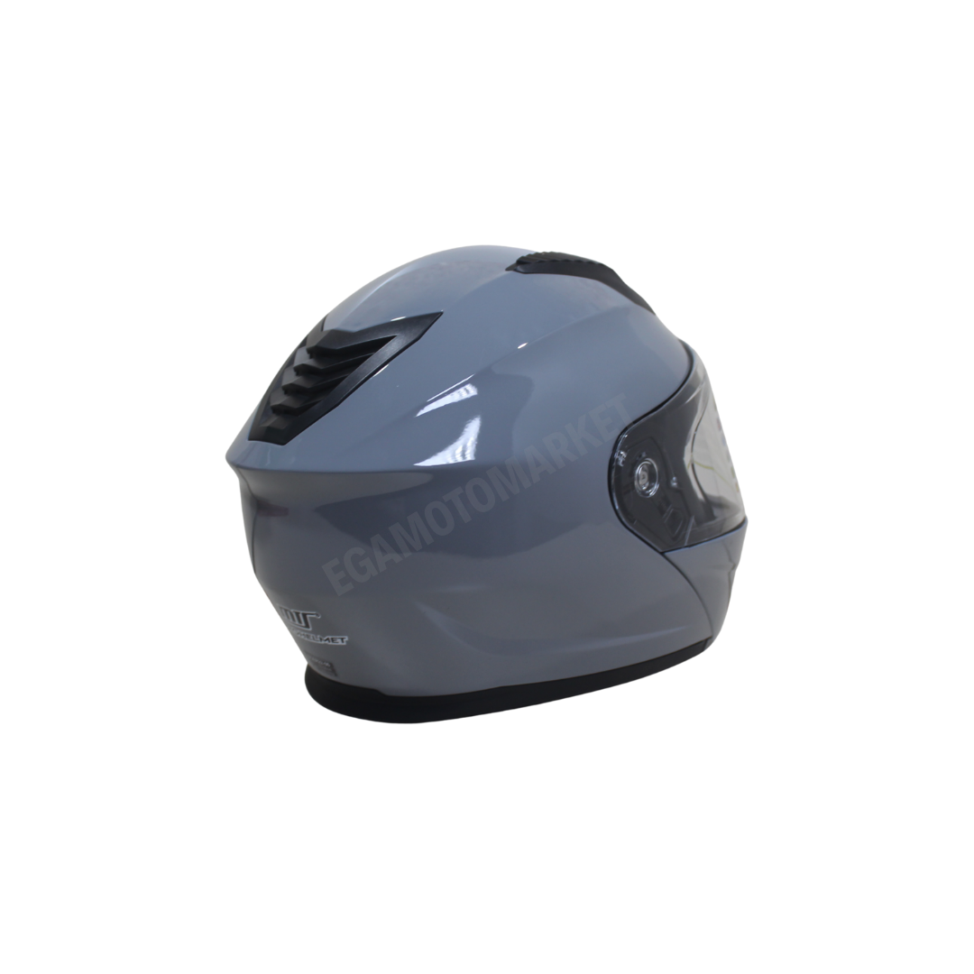 Mts Helmet M-66 Grey Çene Açılır Kask – Gri, Güneş Vizörlü, Ce