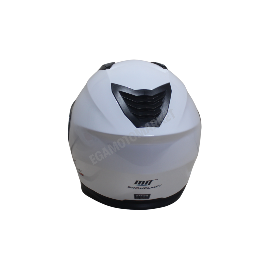 Mts Helmet M-966 White Çene Açılır Kask – Güneş Vizörlü, Ce