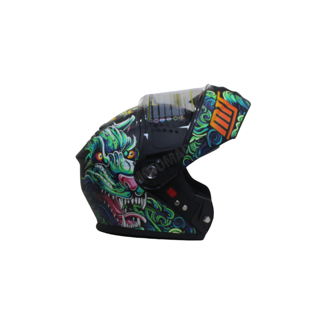 Mts Helmets Drago M-966 Çene Açılır Kask – Güneş Vizörlü, Ce