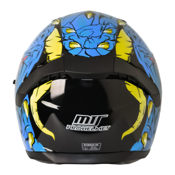 Mts M-910 Kraken Full Face Kask – Fiber Kabuk, Güneş Vizörlü, Dot-ce