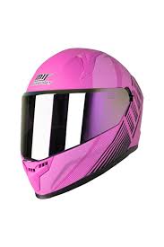 Mts M-910 Lady Fuchsia Full Face Kadın Kask – Güneş Vizörlü, Dot-ce