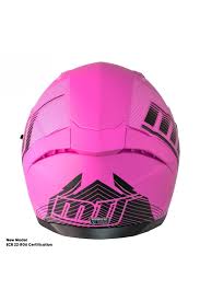 Mts M-910 Lady Fuchsia Full Face Kadın Kask – Güneş Vizörlü, Dot-ce