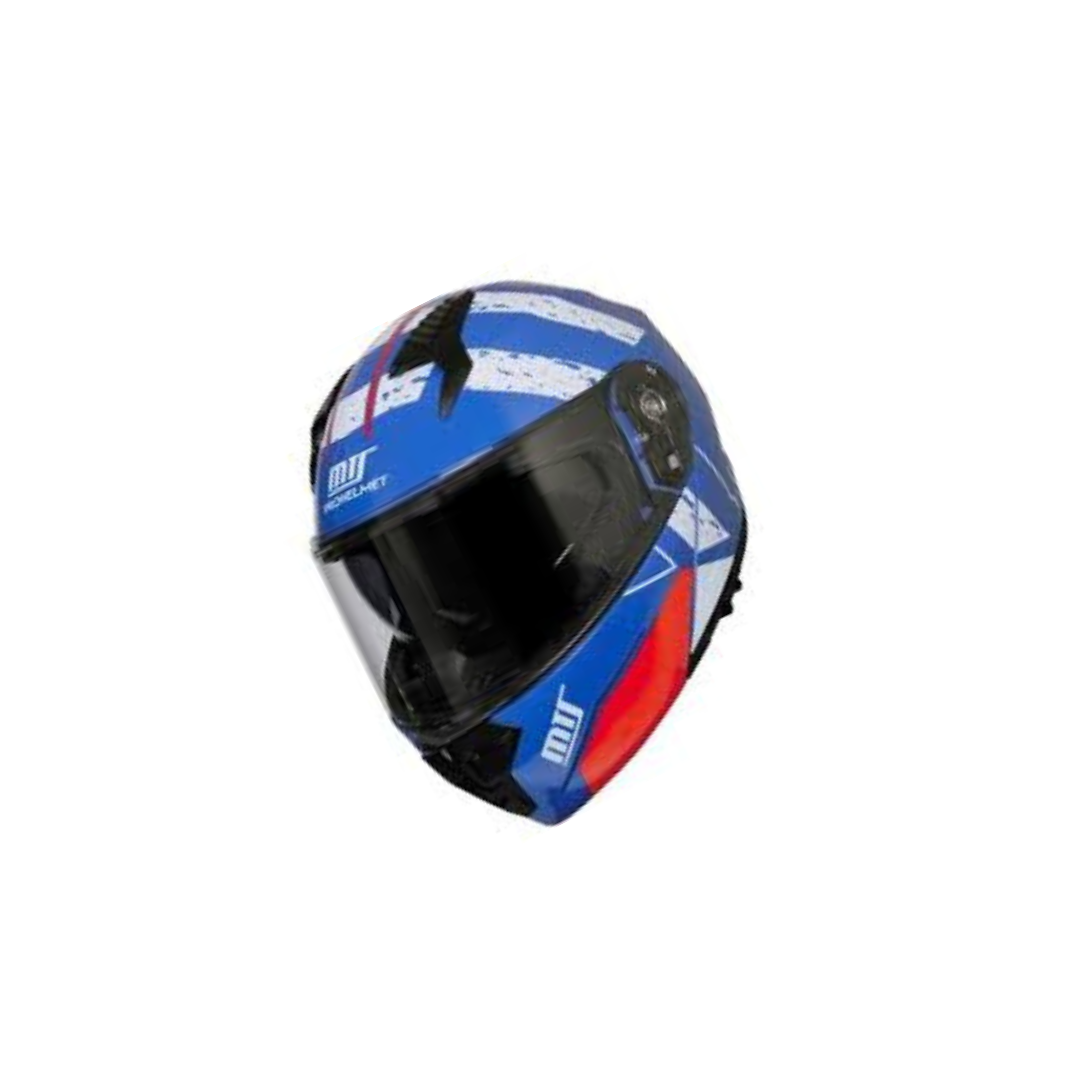 Mts Prohelmet M-966-sy76 Çene Açılır Kask – Mavi, Güneş Vizörlü, Ce