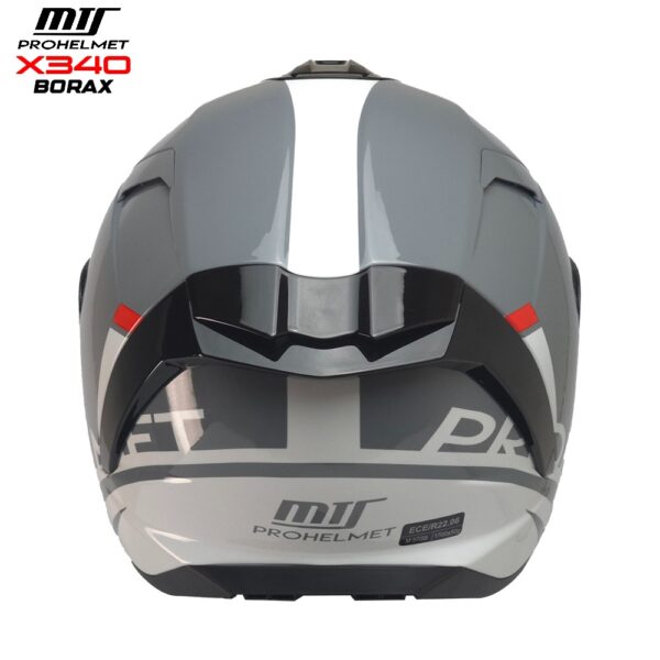 Mts X340 (borax) Thunder Motosiklet Kaskı Spoiler Mod Güneş Vizörlü Full Face Kask