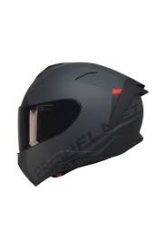 Mts X340 Thunder Motosiklet Kaskı Spoiler Mod Güneş Vizörlü Full Face Kask