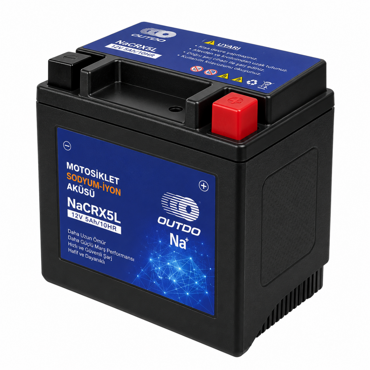Nacrx5l -ytx5l-bs [113*70*107] Sodyum Ion -outdo Motosiklet Aküsü