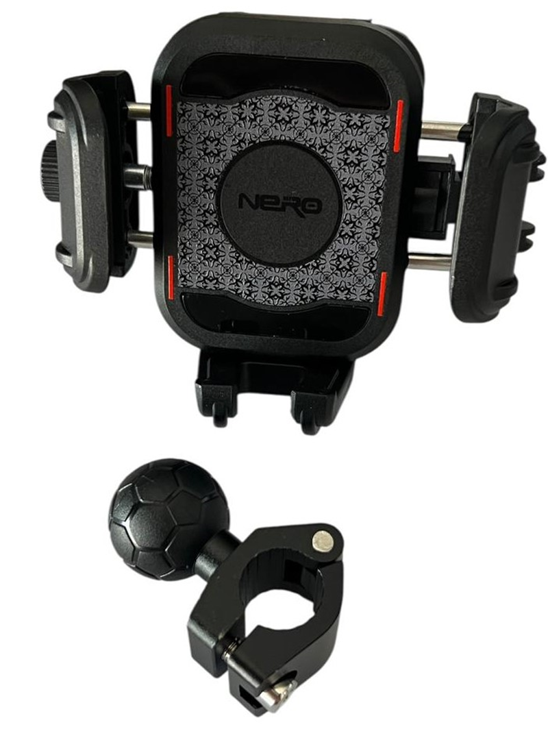 Nero -(909) Nr-mh003 Ayna Kolu Bağlantılı Telefon Tututucu Titreşim Modüllü (yandan Kilitlemeli)