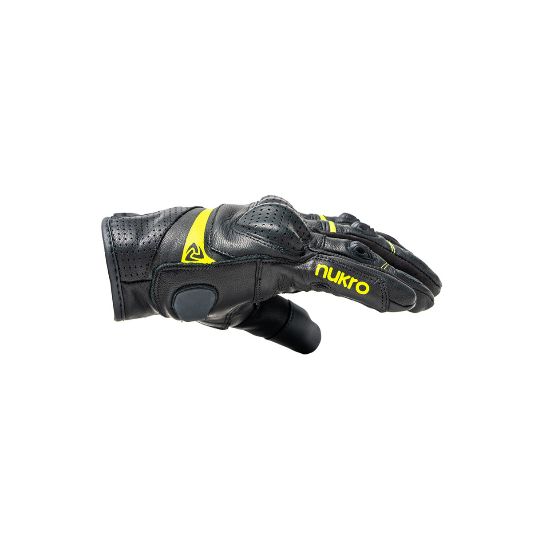 Nukro Mercury Deri Eldiven Sarı (m) Beden Ce En 13594 Sertifikalı Koruma Bay / Bayan