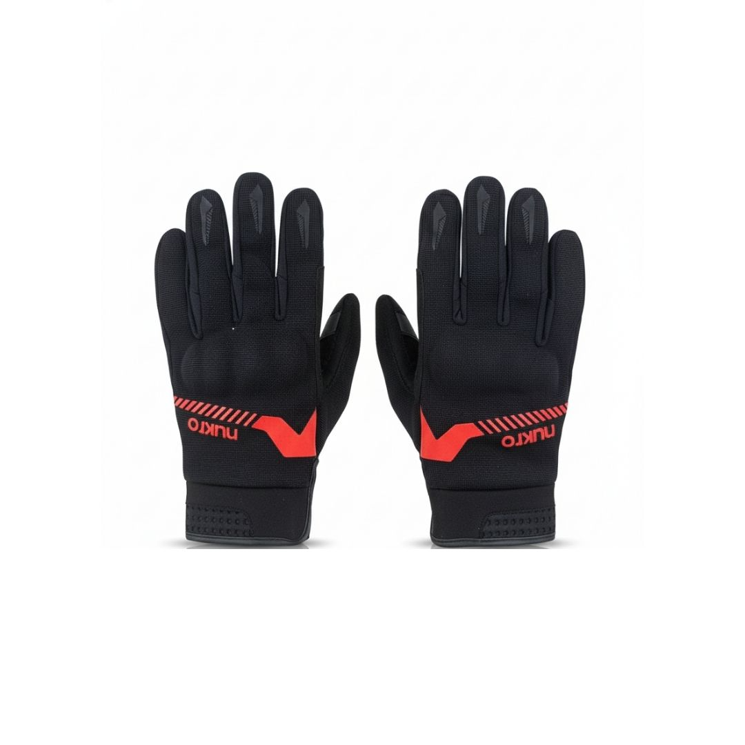 Nukro Trego Yazlık Eldiven - Kırmızı (l) Beden Ce En 13594 Sertifikalı Koruma Bay / Bayan