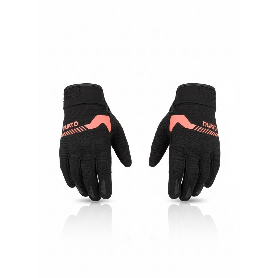 Nukro Trego Yazlık Eldiven - Kırmızı (l) Beden Ce En 13594 Sertifikalı Koruma Bay / Bayan