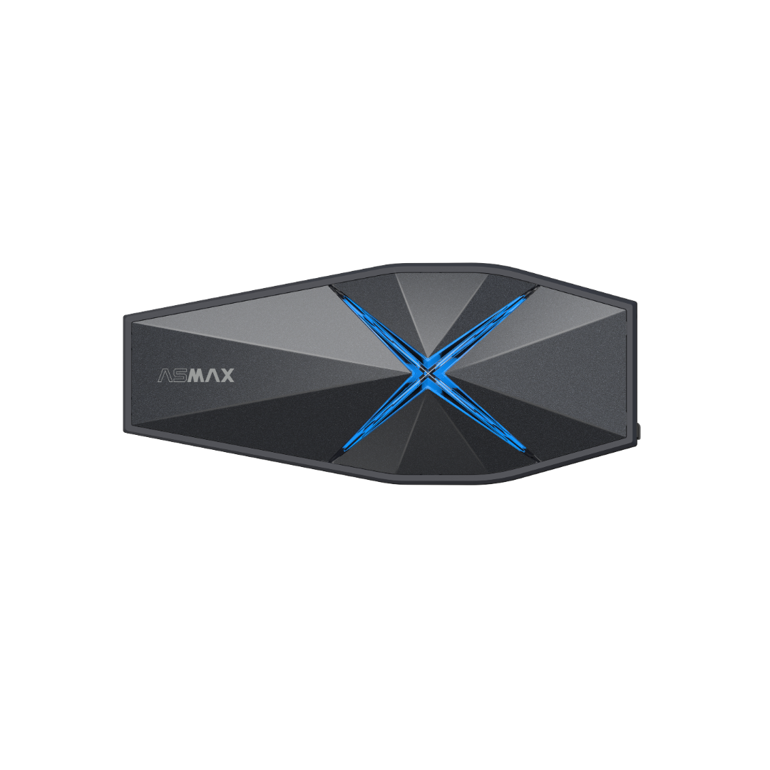 (nukrotech) Asmax F1 Pro – Mesh Ve Sesli Komut İnterkom (stellar Grey)
