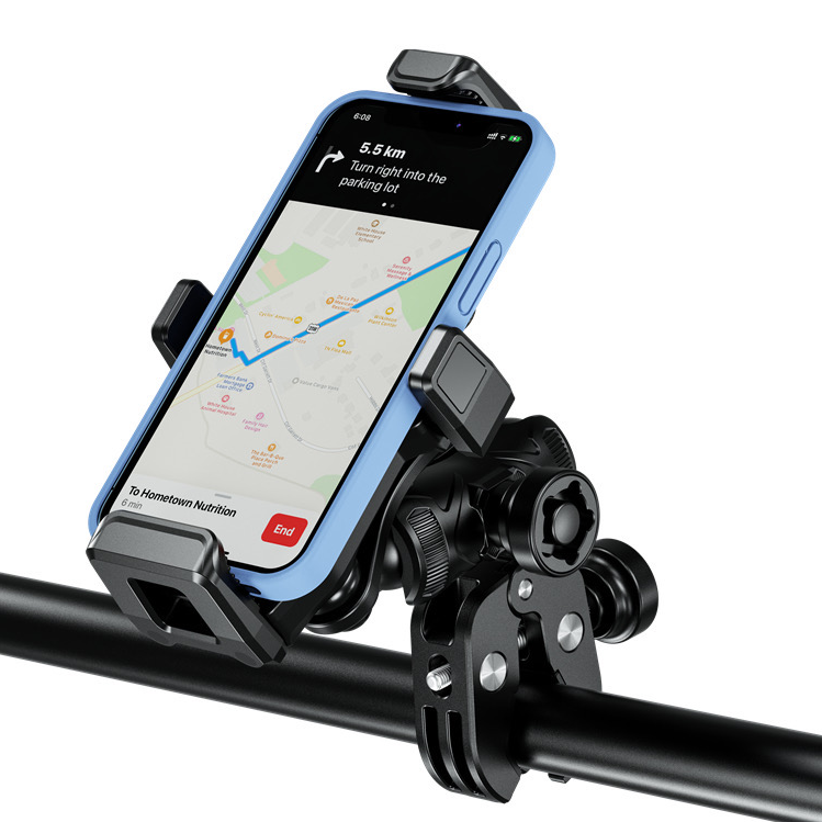 Nukrotech M25 Gidon Bağlantılı Titreşim Modüllü Telefon Tutucu
