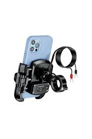 Nukrotech Mr Plus Type C Şarjlı Motosiklet Telefon Tutucu