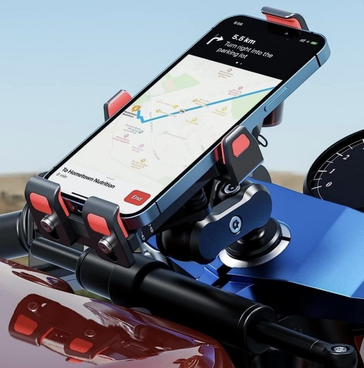 Nukrotech (r27-a) 25mm Toplu Çatal Bağlantı Telefon Tutucu Adaptörü (racing Modeller İçin)
