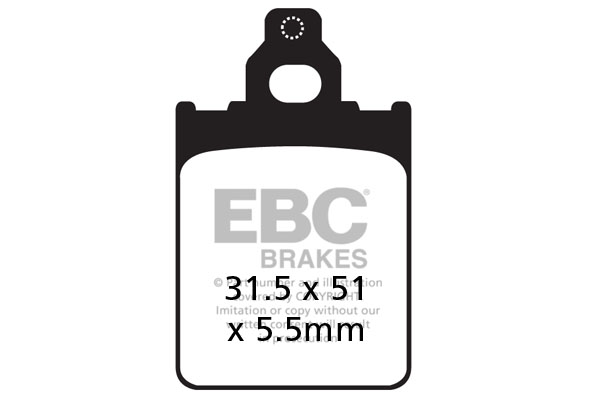 Piaggio Skipper 125 / 150 Ön Fren Balatası Ebc (organic)