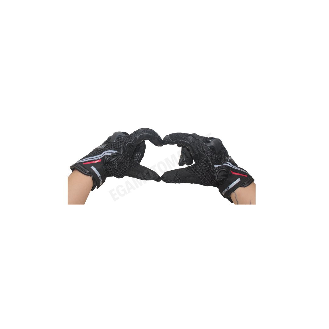 Prosev G31 Motosiklet Eldiveni Black – Siyah Full Koruma, Kaydırmaz, Dokunmatik, Hava Alan Kumaş