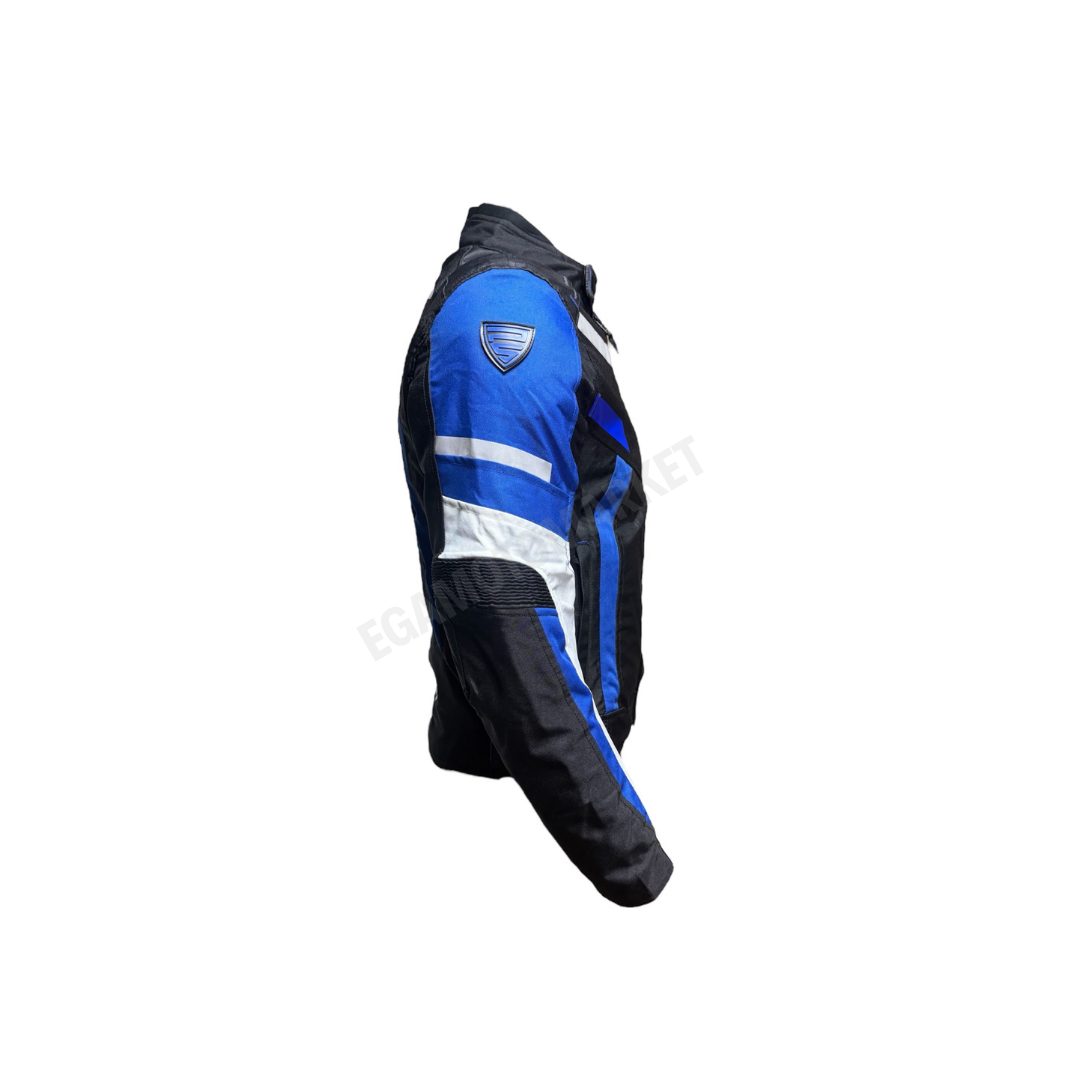 Prosev Jkt01 Blue 4 Mevsim Motosiklet Montu – Mavi Ce Onaylı, Reflektörlü, Dayanıklı Kumaşlı
