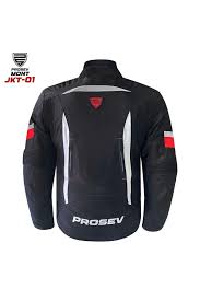 Prosev Jkt01 Red 4 Mevsim Motosiklet Montu – Kırmızı Ce Onaylı, Reflektörlü, Dayanıklı Kumaşlı