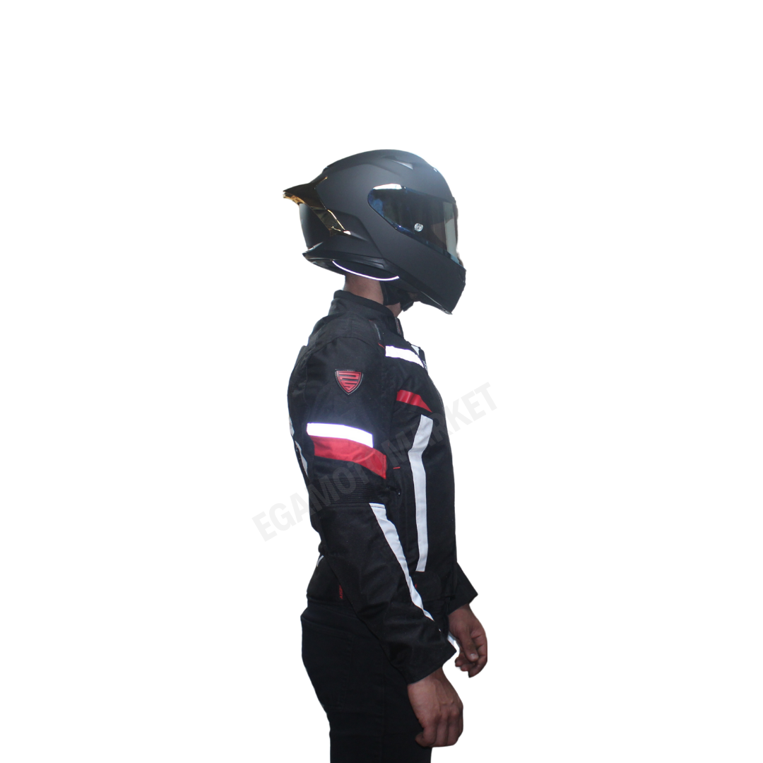 Prosev Jkt01 Red 4 Mevsim Motosiklet Montu – Kırmızı Ce Onaylı, Reflektörlü, Dayanıklı Kumaşlı XL