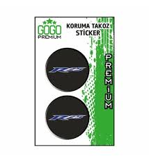 R25 Mavi Koruma Takozu 4x4 (2'li) Damla Sticker Seti