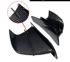 Racing Motosiklet Universal Yan Kanat Grenaj Kanadı Seti Karbon