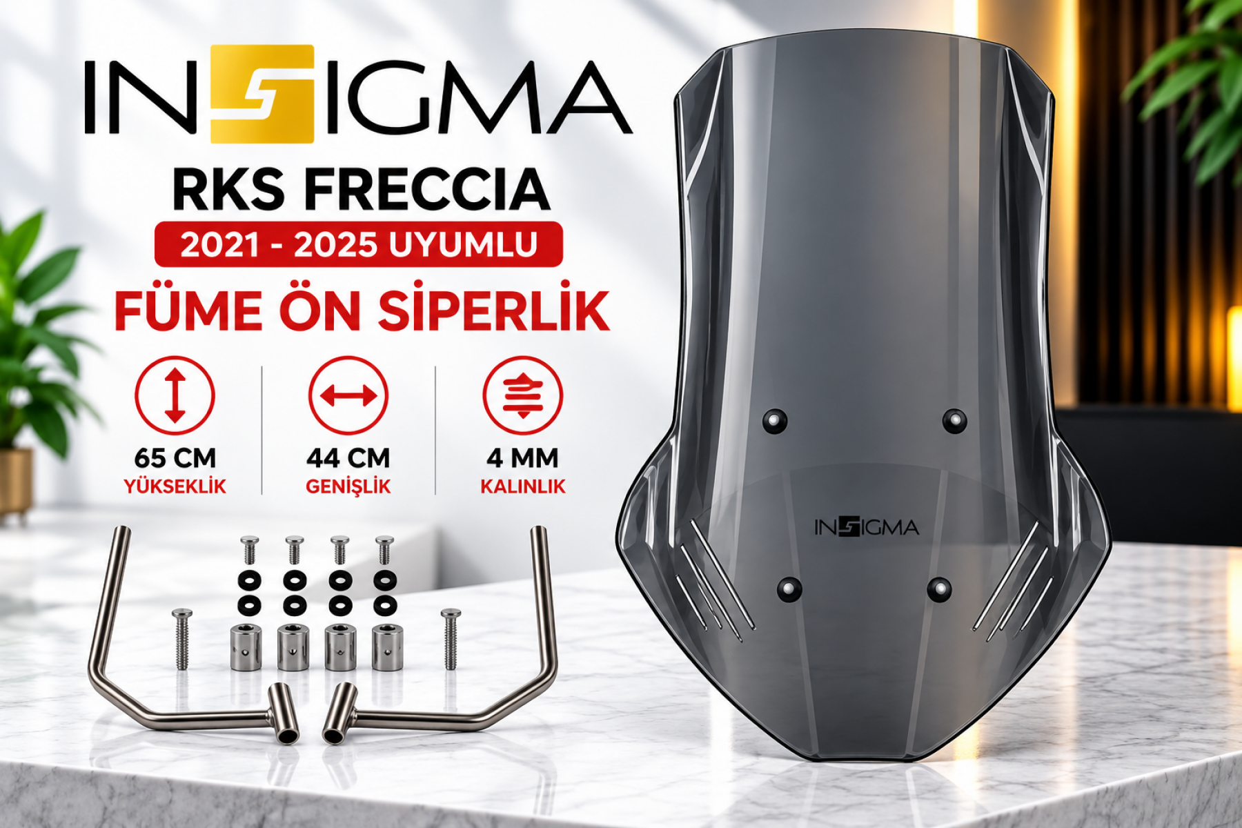 Rks Freccia 125 - 150 Ön Cam Füme (siperlik)