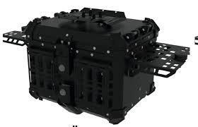 57l Adventure Alüminyum Motosiklet Top Case Siyah – Universal Arka Çanta Premium