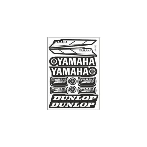 A4 Sticker Paket Çoklu Yamaha / Dublop Beyaz