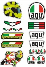 A4 Sticker Seti Agv - Italy