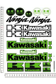 A4 Sticker Seti Kawasaki - Ninja