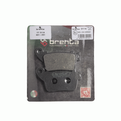 Arka Fren Balatası Brenta Organik Honda Cbr 1000rr 2008-2019 Cbr 600f 600rr Nc 700d Integra Kawasaki Zx6r Zx10r Yamaha Yzf R6 R1