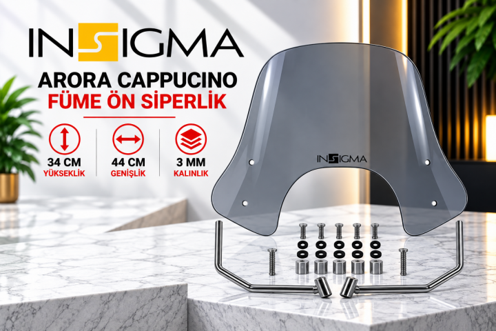Arora Cappuccino 50 - 125 Ön Cam (siperlik) Füme