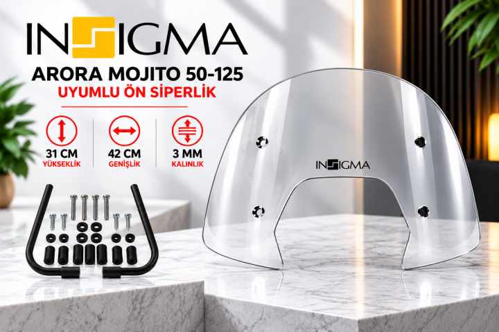 Arora Mojito 50 - 125 Ön Cam (siperlik) Şeffaf