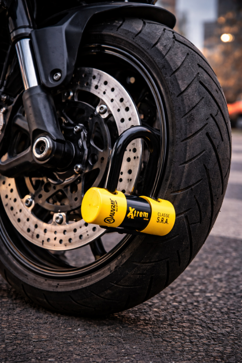 Auvray Xtrem Mini U Disk Kilidi 52 X 65 Mm + Hatırlatma Kablosu