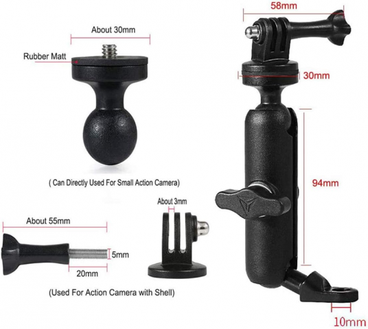 Ayna Bağlantılı Kamera Tutucu (1129-2)