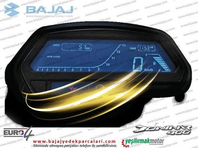 Bajaj Dominar 400 Kilometre Km Saat Camı Orijinal – Dayanıklı Ve Net Görünüm